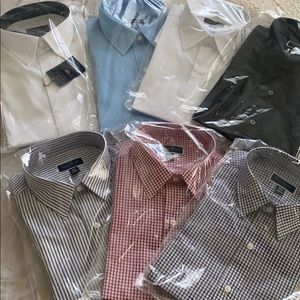 NWT set of 7 men’s CLUB ROOM dress shirts